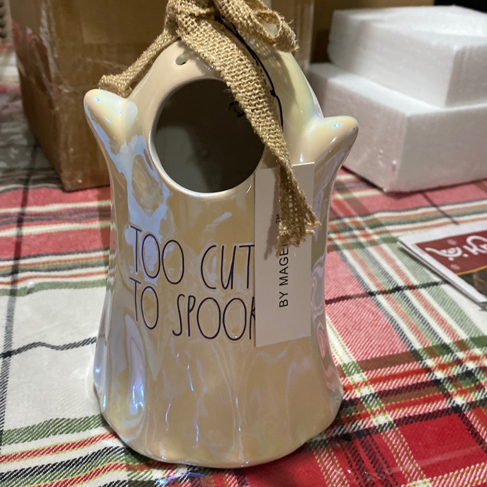 Rae Dunn birdhouse
